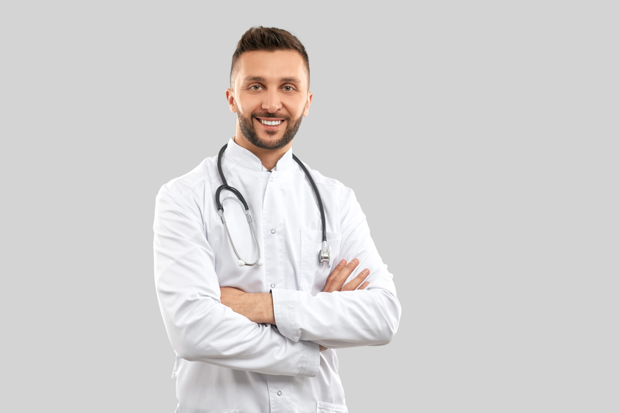 Smiling doctor